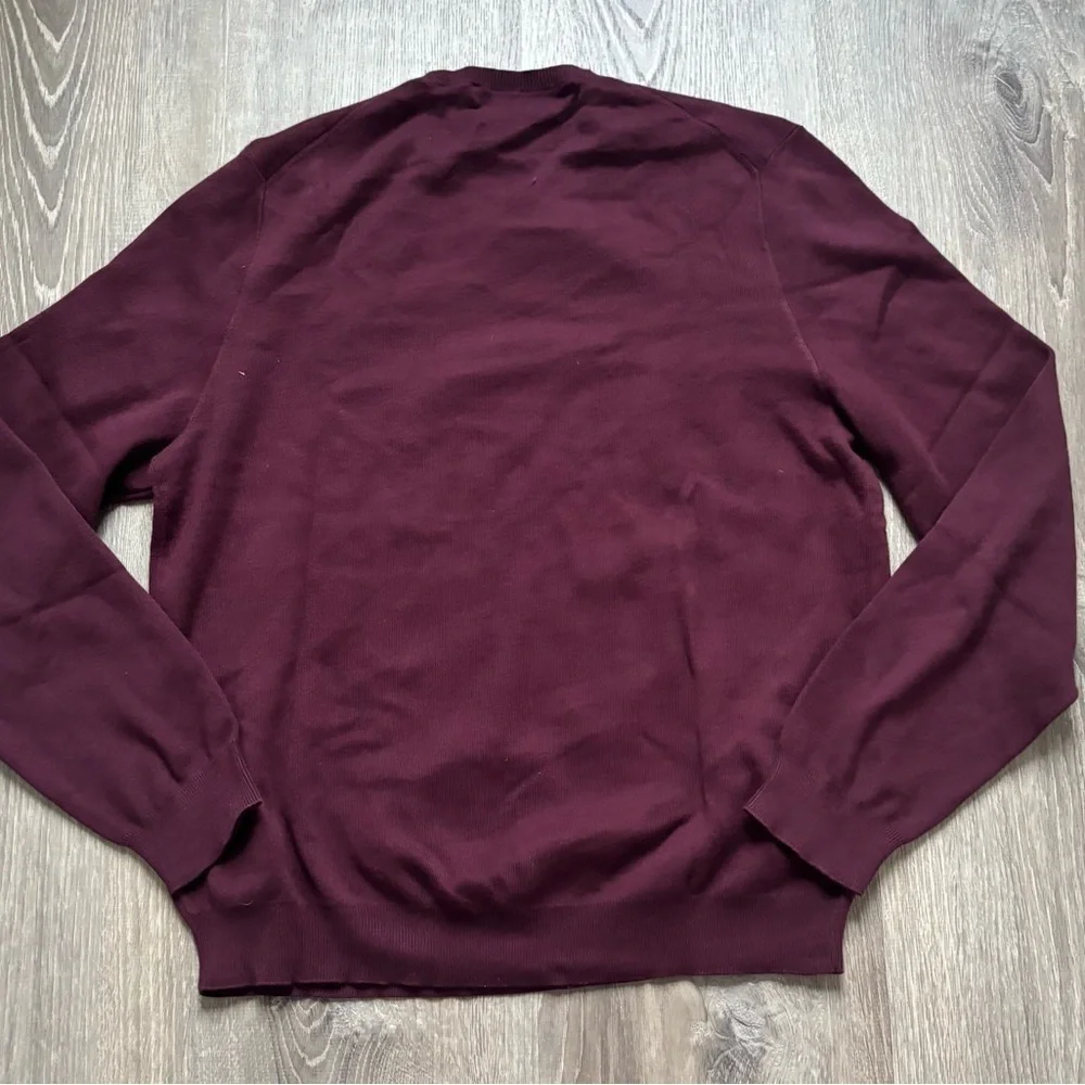 NWOT Polo by Ralph Lauren Men's Burgundy Sweater Size L